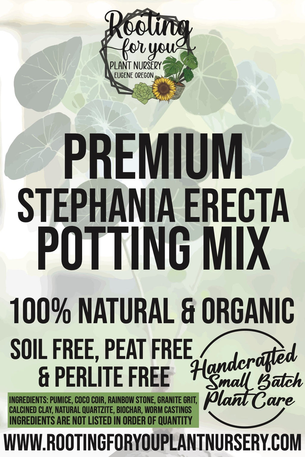 Stephania Erecta Premium Potting Mix