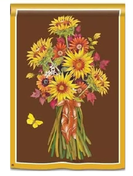 Sunflower Bouquet Garden Flag Fall