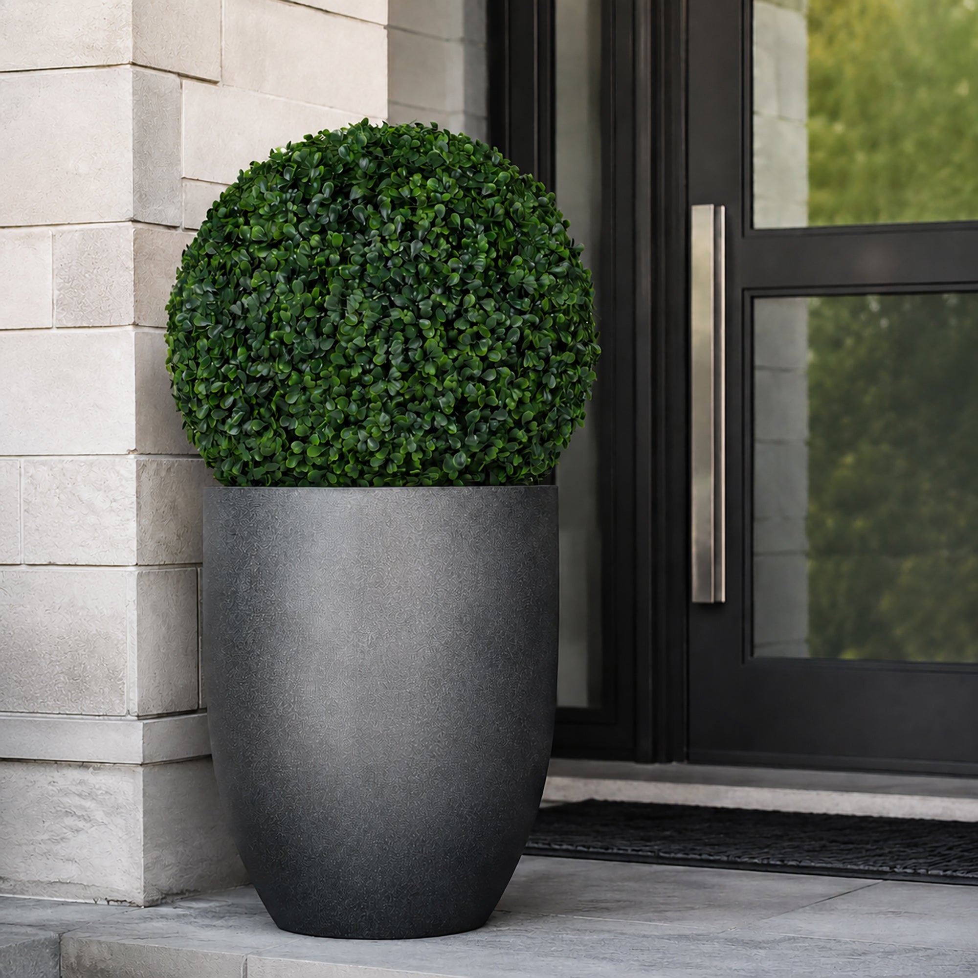 15" Large Boxwood Topiary Ball