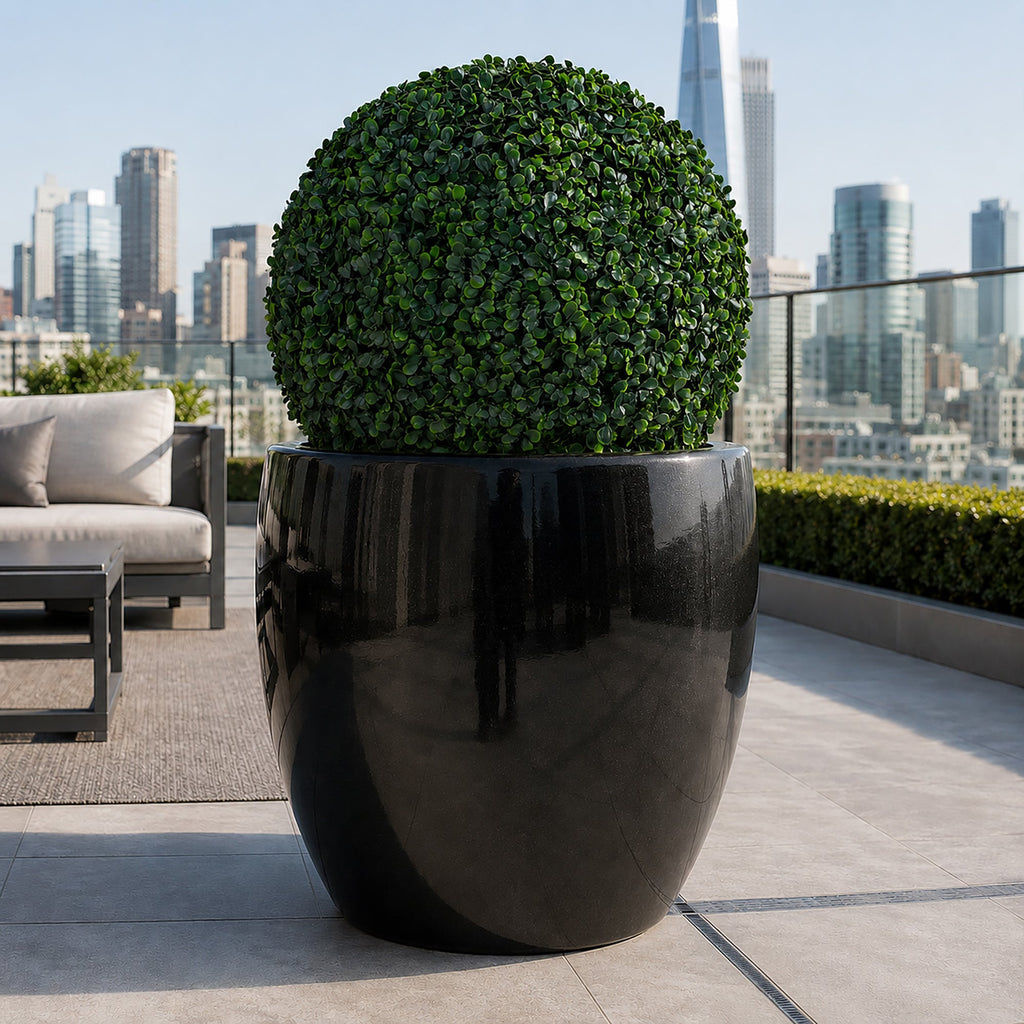 15" Large Boxwood Topiary Ball