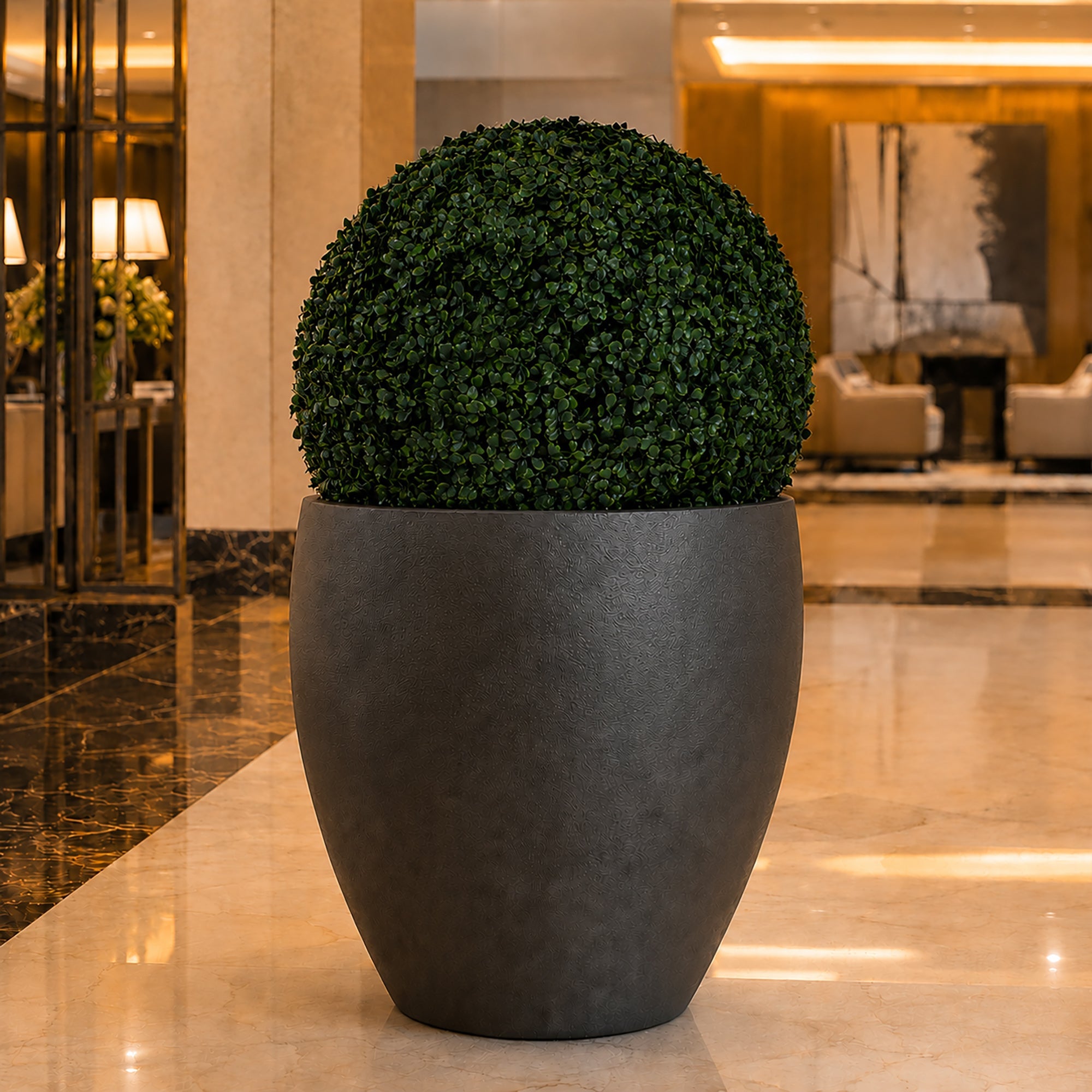 19" XL Boxwood Topiary Ball