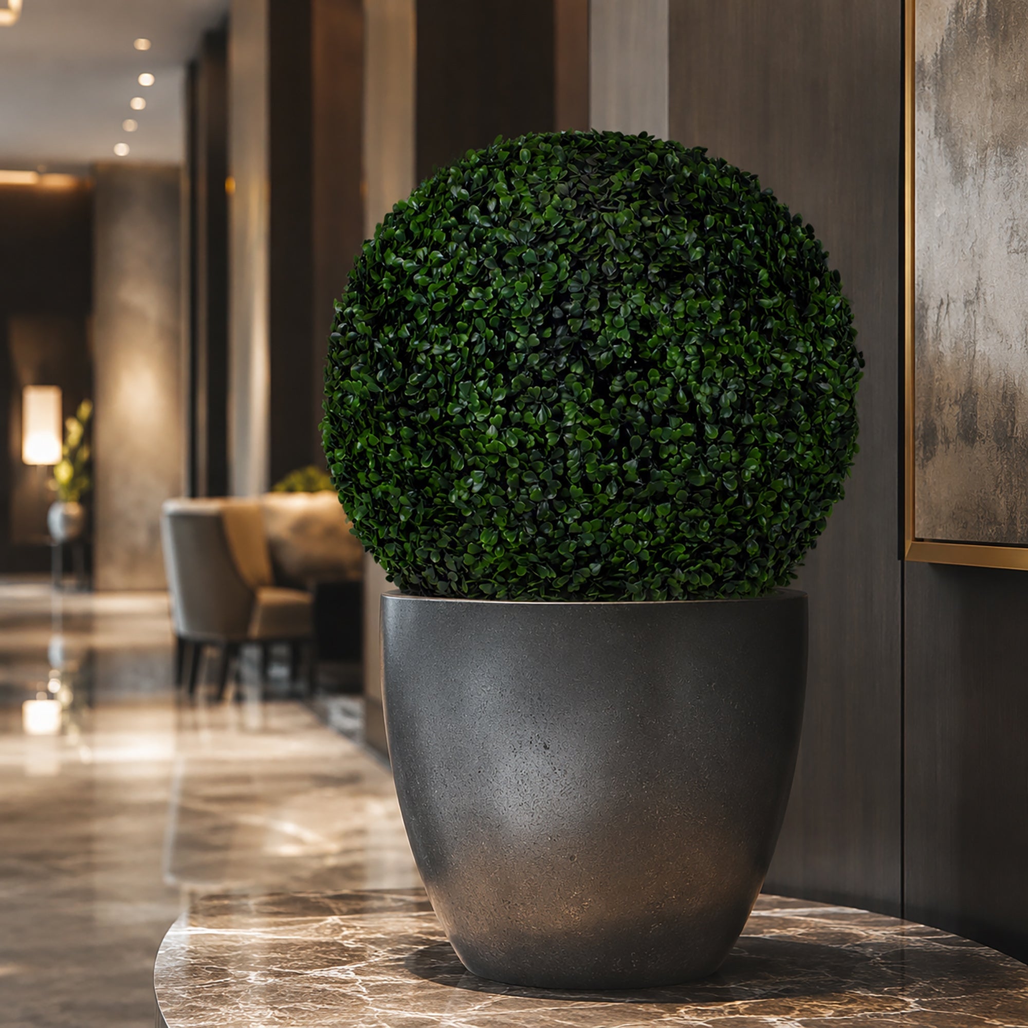 19" XL Boxwood Topiary Ball