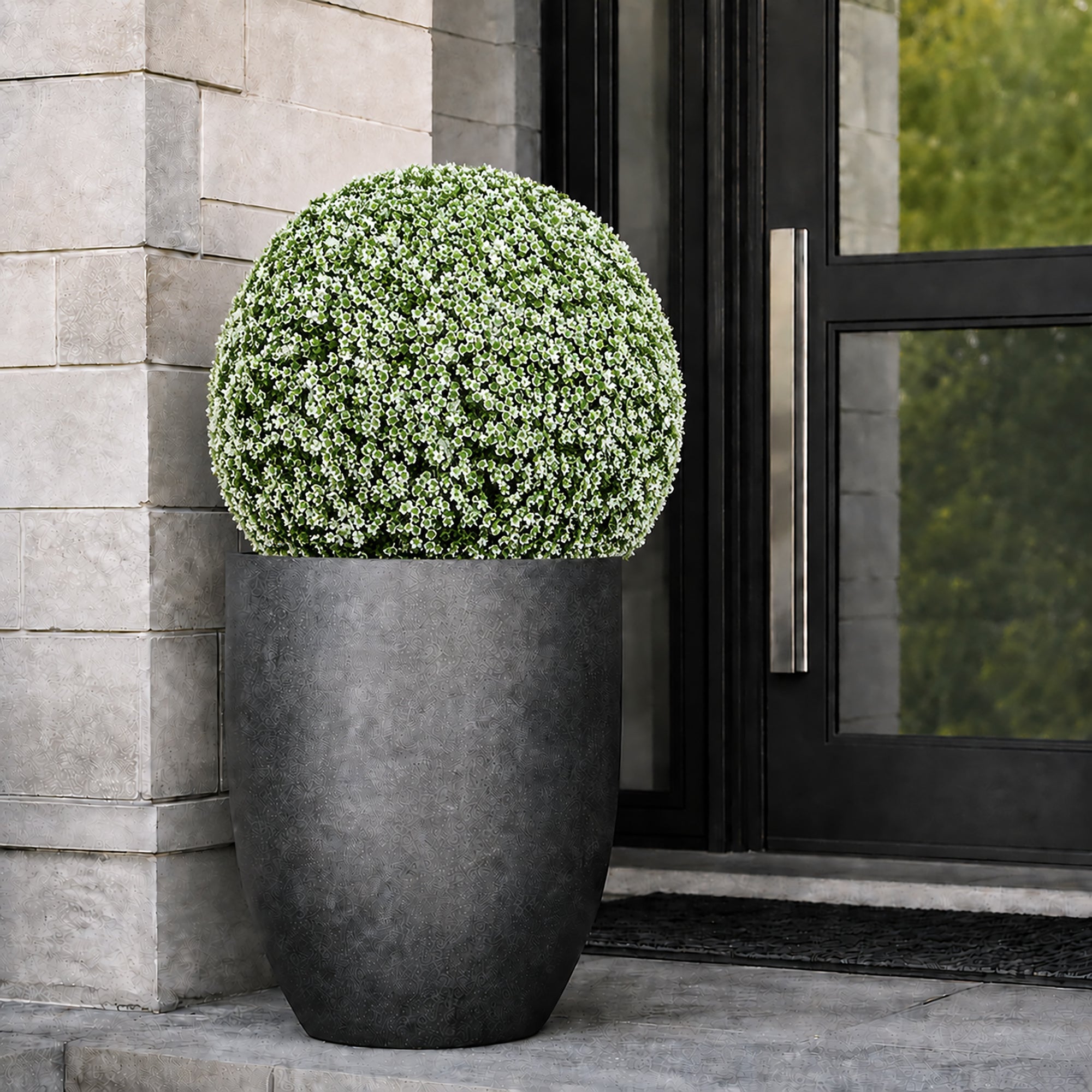 15" Large Baby's Breath Topiary Ball
