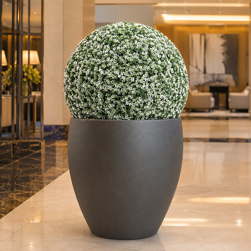 19" XL Baby's Breath Topiary Ball