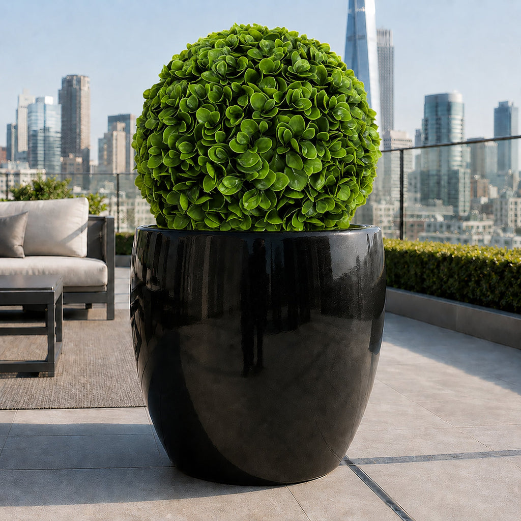 15" Large Jasper Topiary Ball