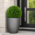 15" Large Wintergreen Topiary Ball