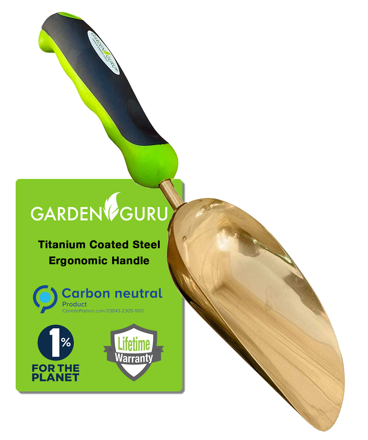Titanium Garden Scoop Trowel