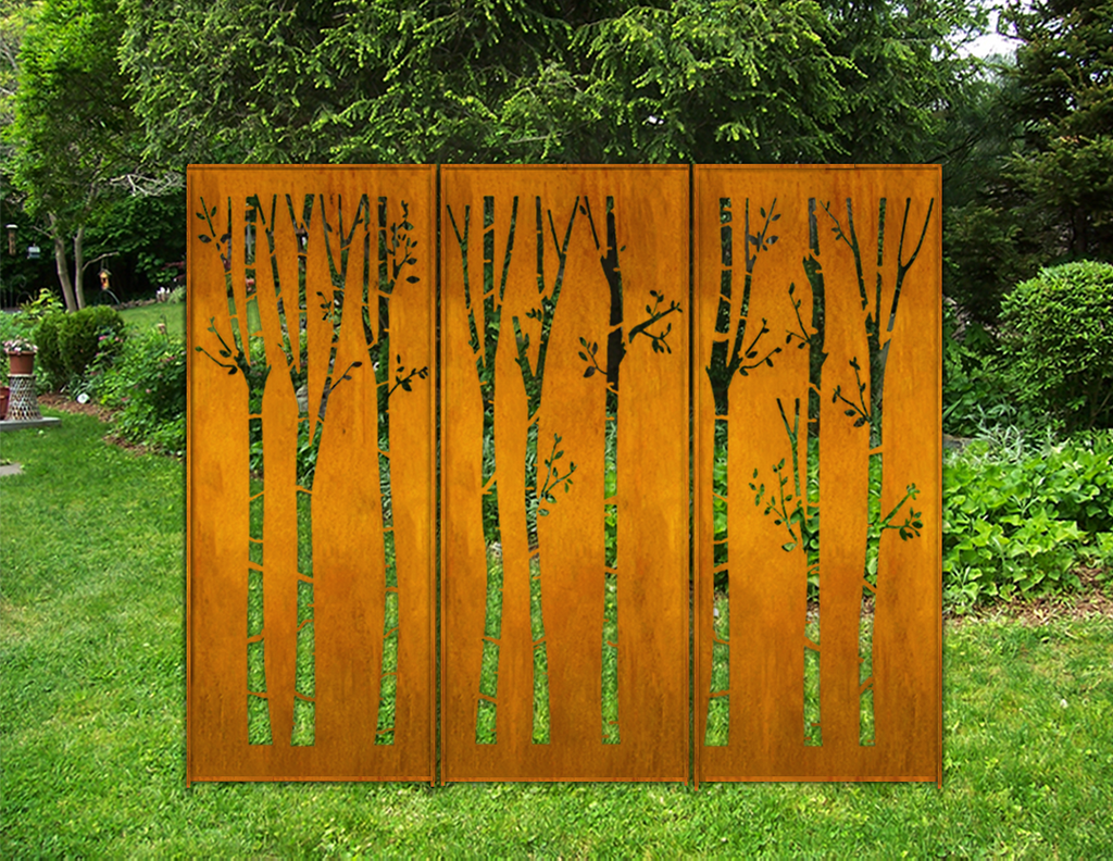 Metal Fence Panels / Metal Wall Hanging (46" Inch)