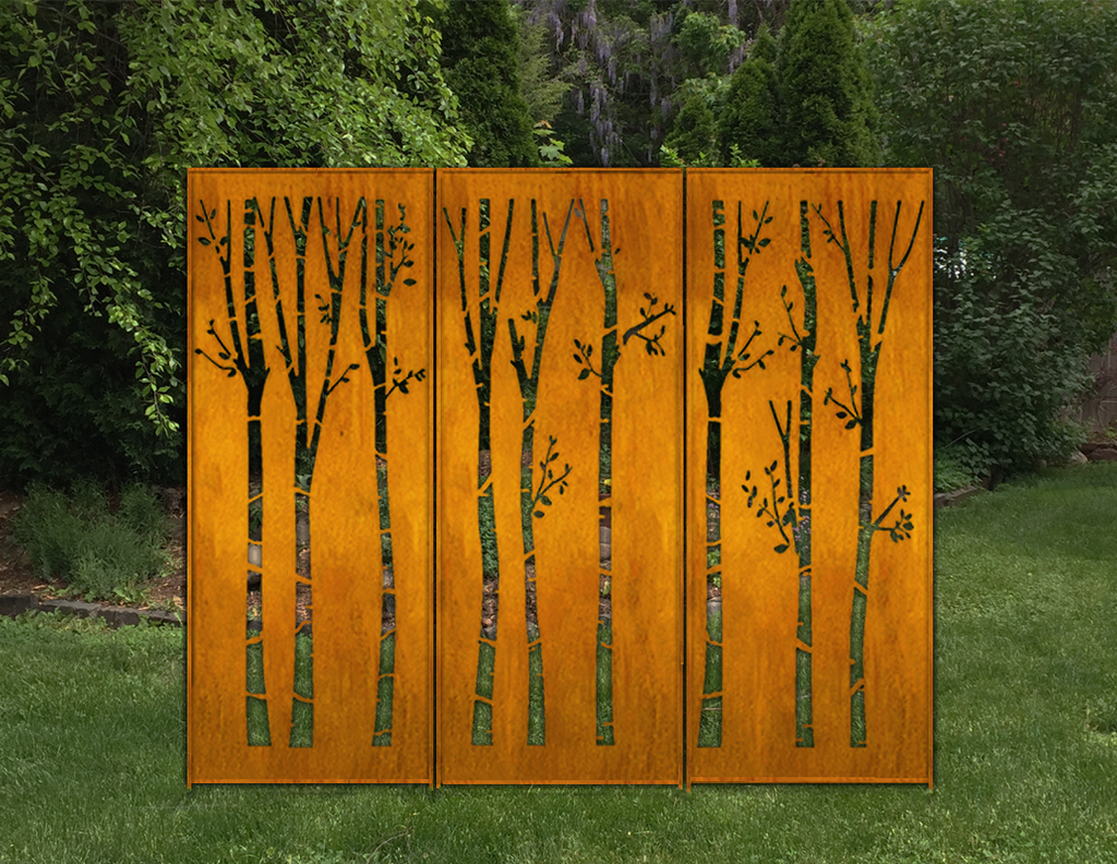 Metal Fence Panels / Metal Wall Hanging (46" Inch)