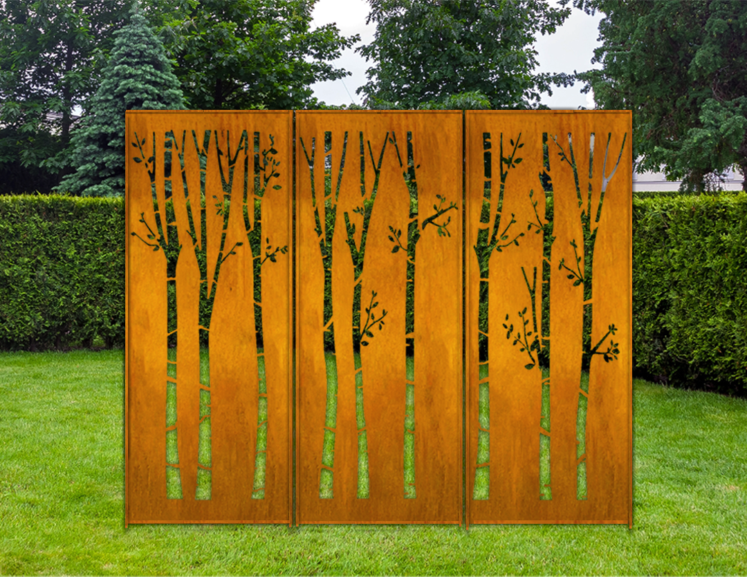 Metal Fence Panels / Metal Wall Hanging (46" Inch)
