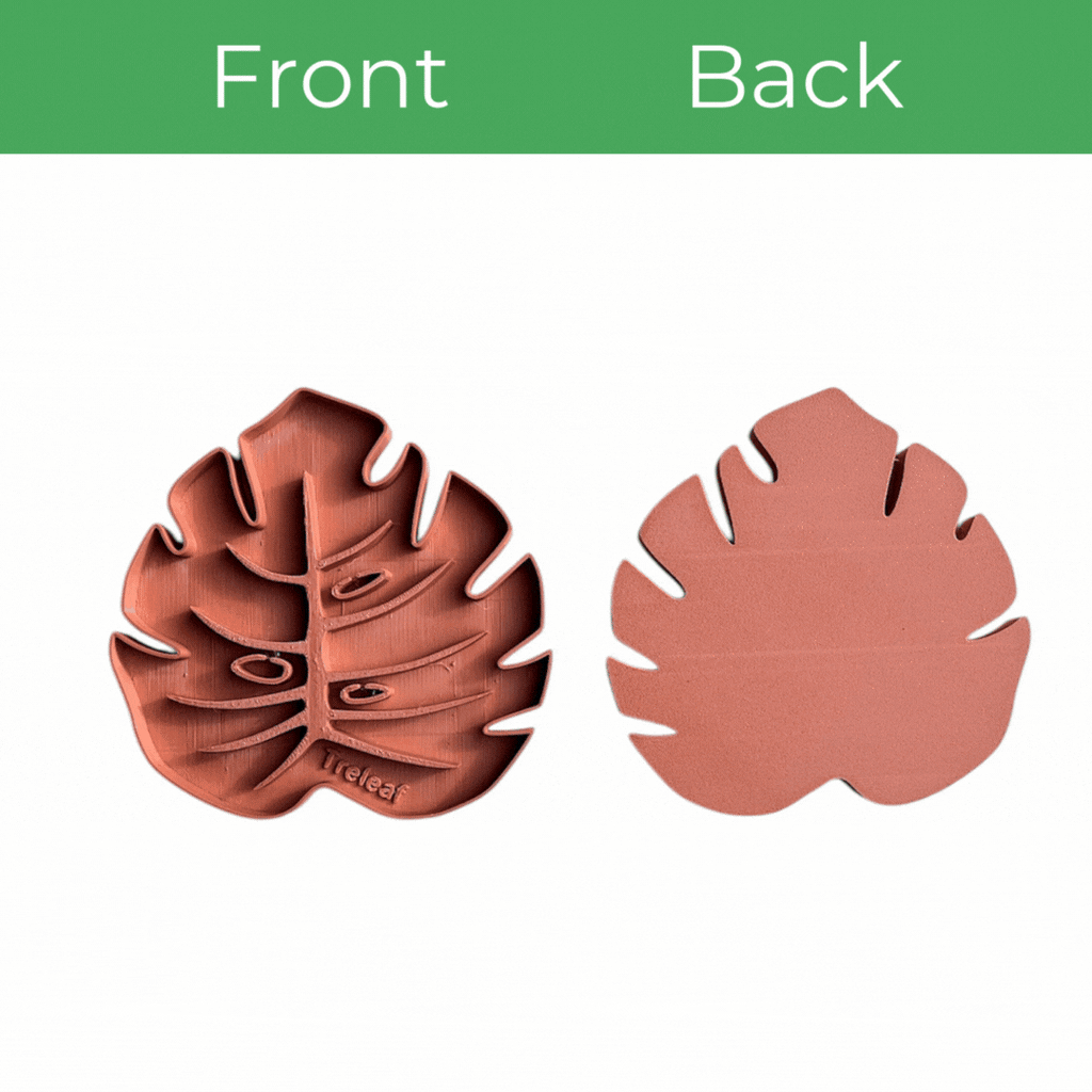 Tera™ Sausr™ - Leaf-shaped Pot Saucer - Drip tray for houseplants - Humidity tray