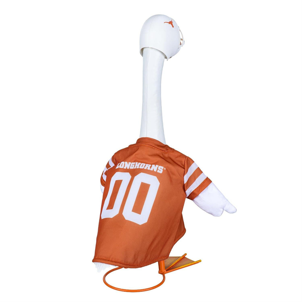 Texas Longhorns Football Porch Goose Outfit with Helmet