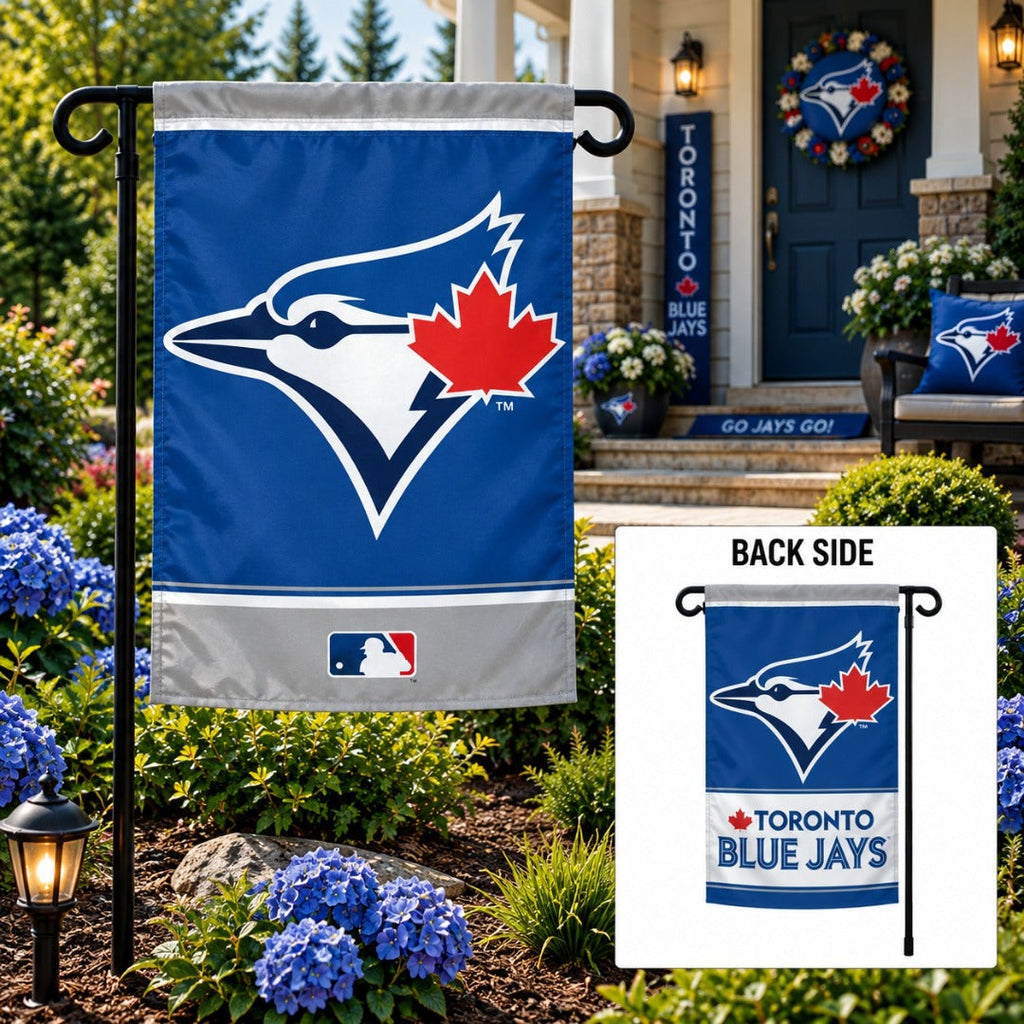 Toronto Blue Jays 2 Sided Garden Flag