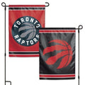 Toronto Raptors Garden Flag 2 Sided Red Black