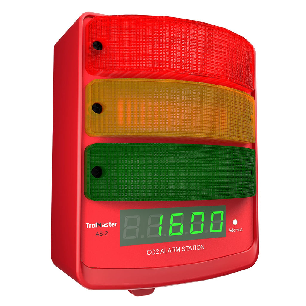 TrolMaster AS-2 CO2 Alarm Station (Audio/Visual) Plus LED Display Indicator