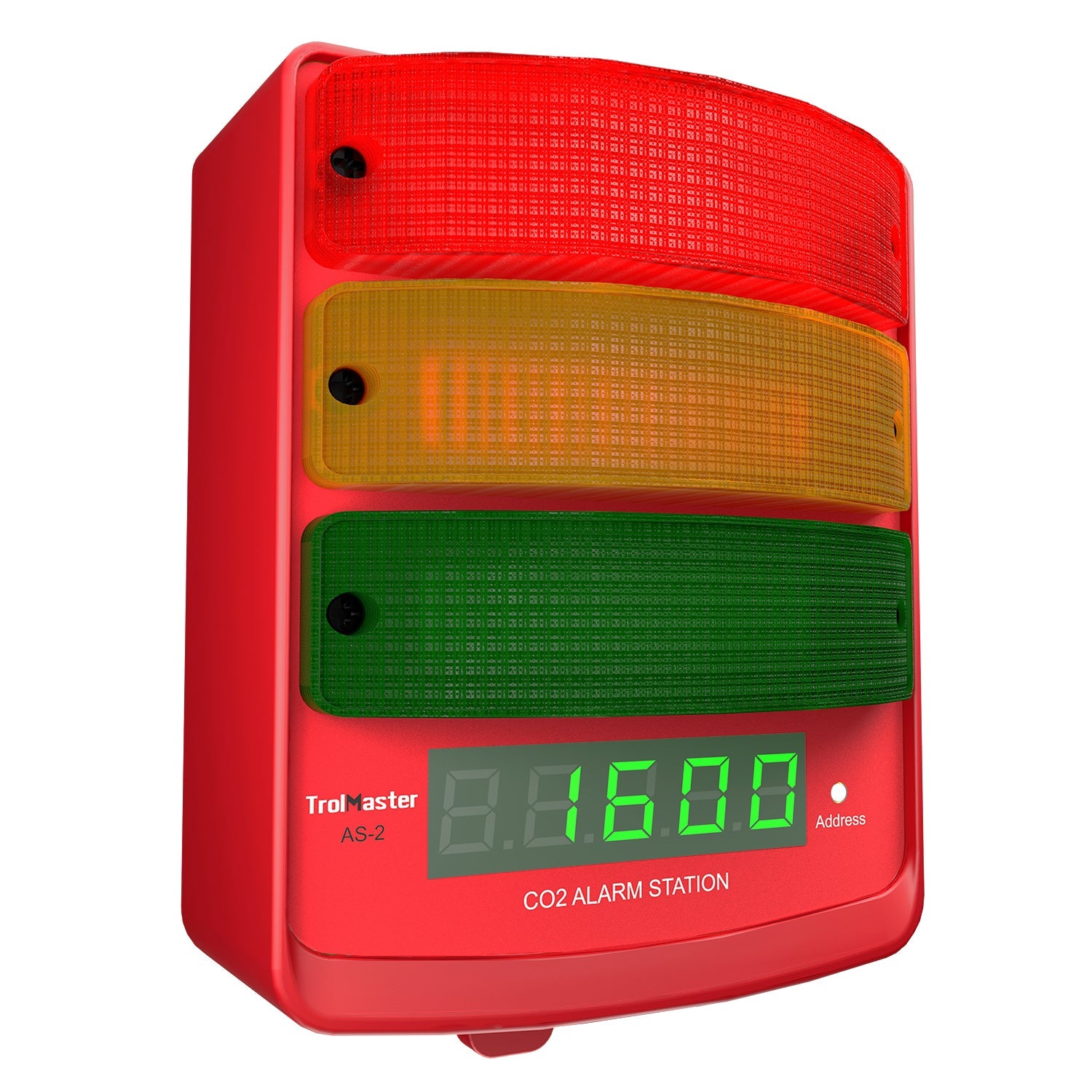 TrolMaster AS-2 CO2 Alarm Station (Audio/Visual) Plus LED Display Indicator