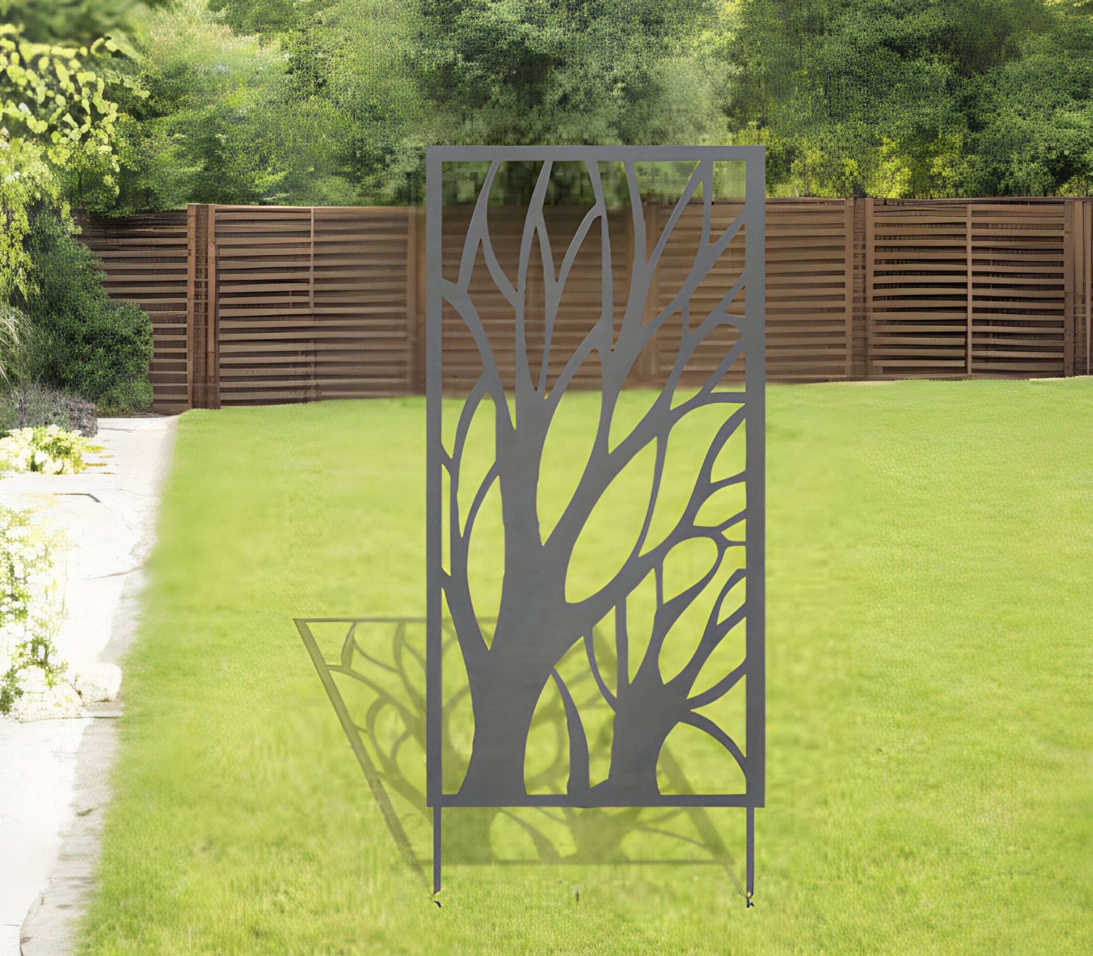 Tupelo Metal Trellis/Privacy Screen