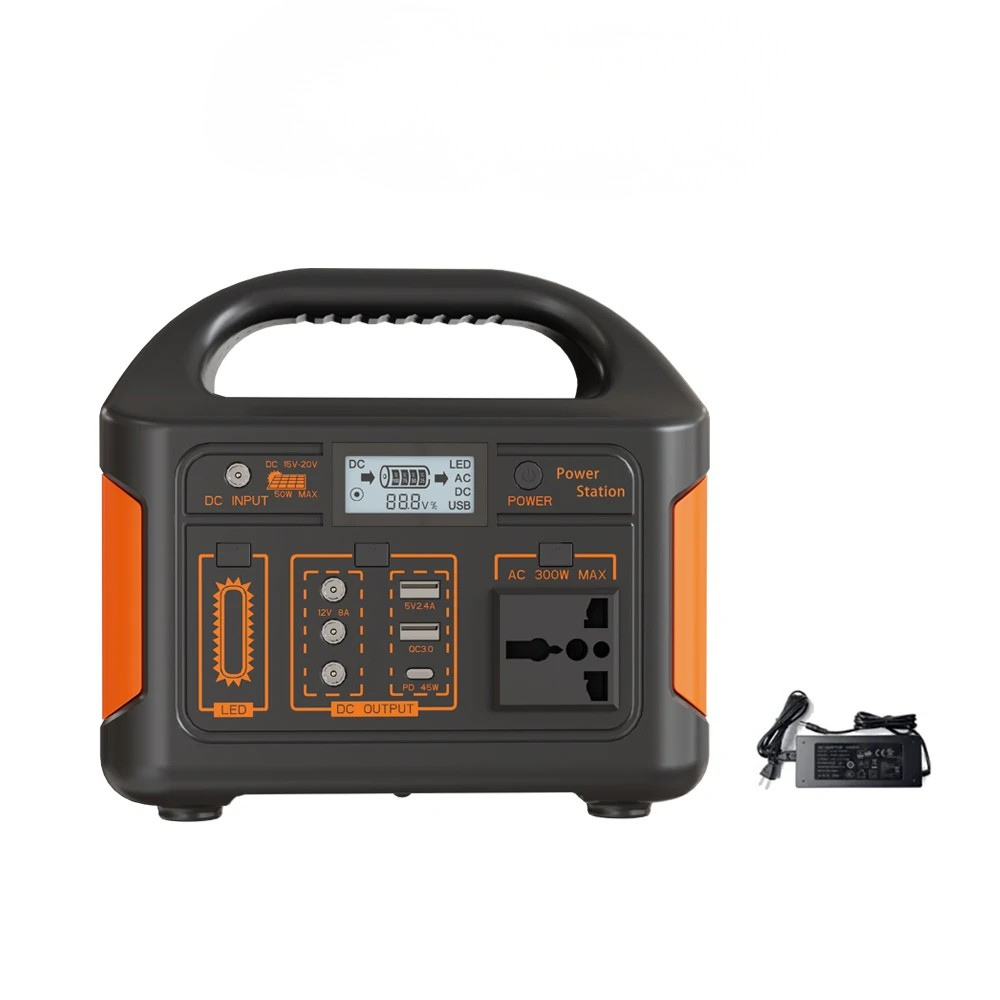 500W Portable Power Station Solar Generator LiFePO4 Battery UPS for Camping Home