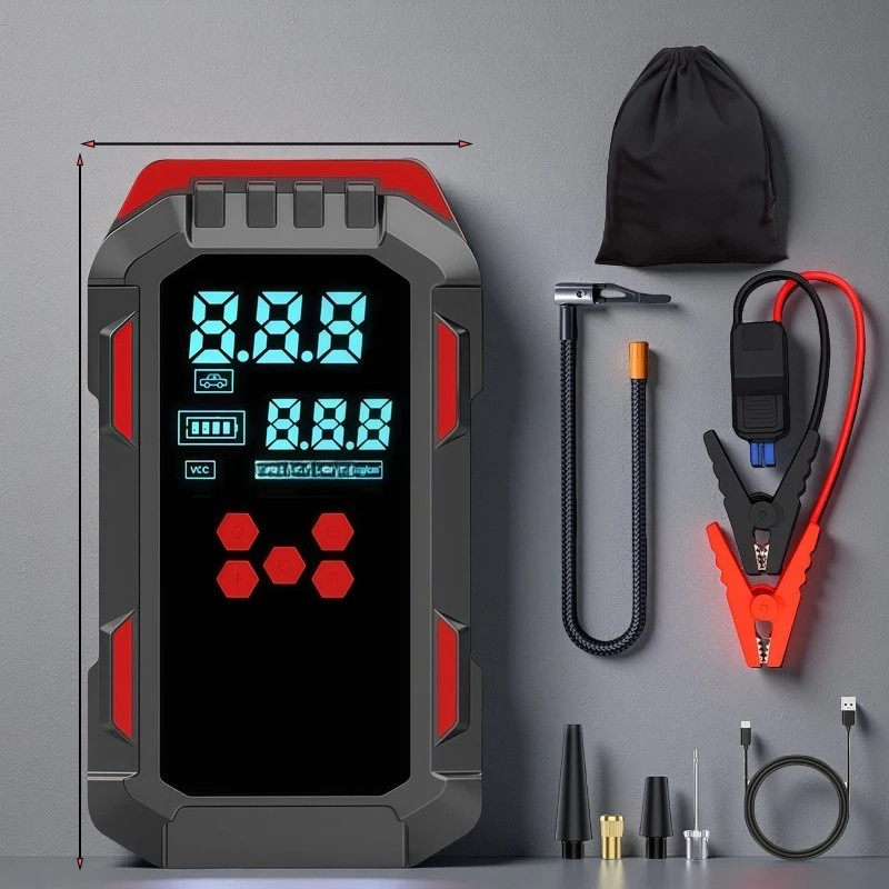 12V Car Jump Starter with Air Compressor 150PSI Portable Battery Booster