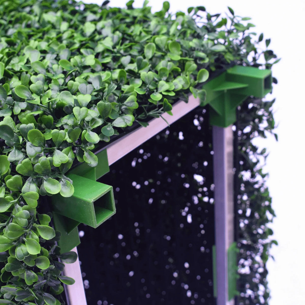 Dark Boxwood Artificial Hedge 40×10in – UV Resistant – Commercial Grade