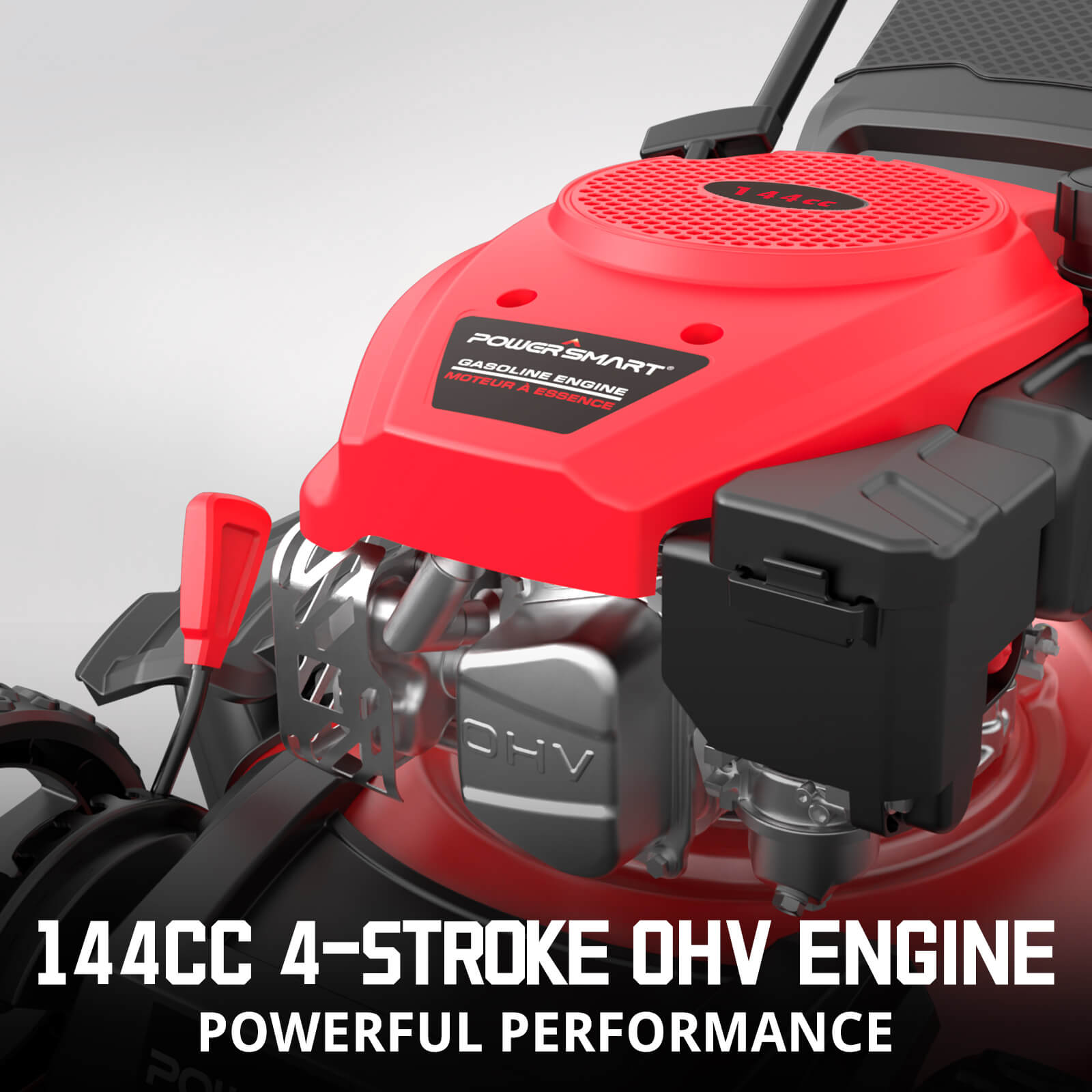 17" 144cc Gas Push 3-in-1 Lawn Mower DV8618P