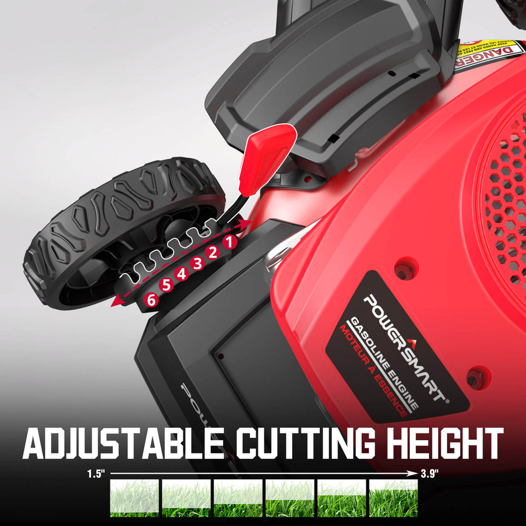 17" 144cc Gas Push 3-in-1 Lawn Mower DV8618P