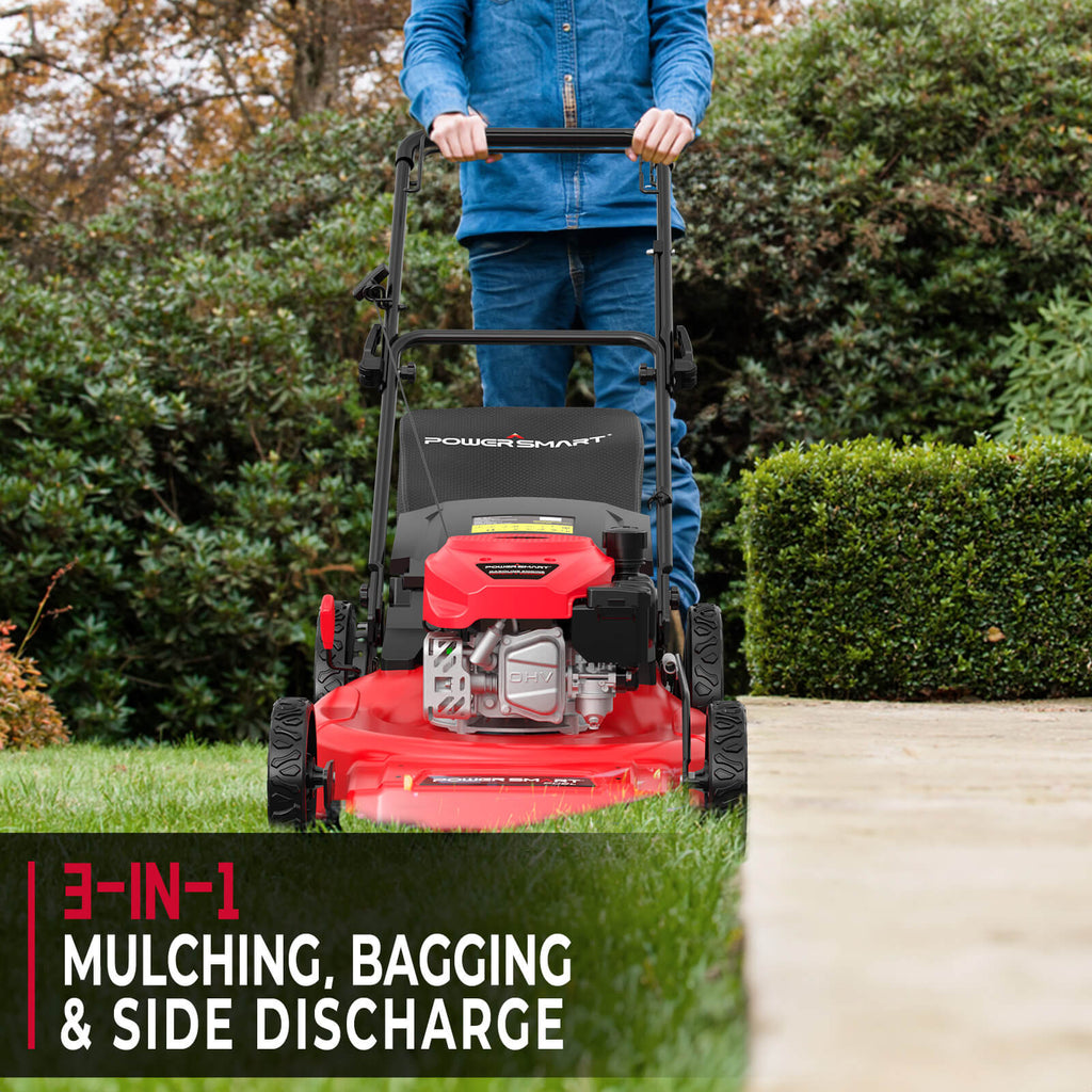 22" 170cc Gas Self-Propelled 3-in-1 Lawn Mower V8622S1