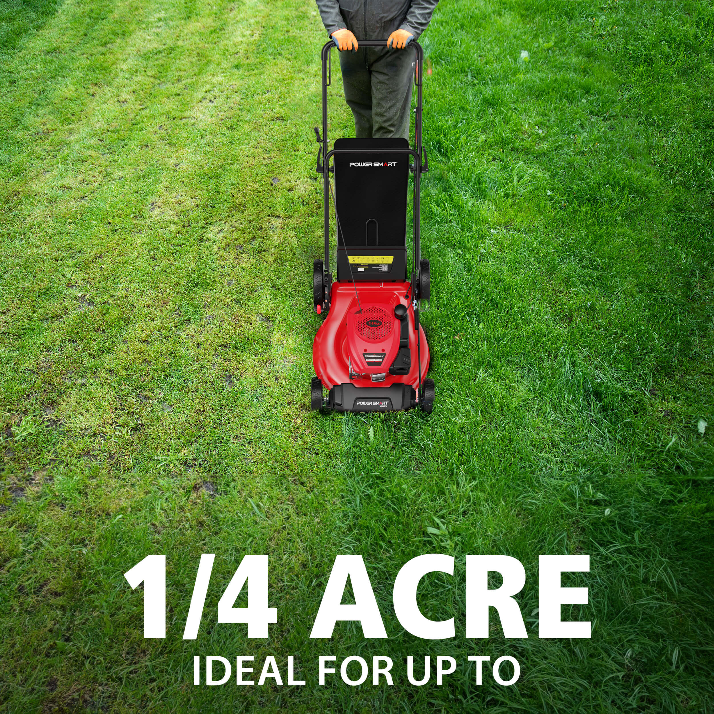 21" 144cc Gas Push 3-in-1 Lawn Mower V8721P