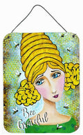 Bee Grateful Girl with Beehive Wall or Door Hanging Prints VHA3008DS1216