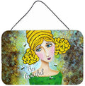 Bee Grateful Girl with Beehive Wall or Door Hanging Prints VHA3008DS812