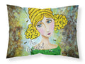 Bee Grateful Girl with Beehive Fabric Standard Pillowcase – Artistic Decorative Front, White Back VHA3008PILLOWCASE