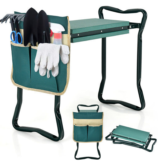 Costway Folding Sturdy Garden Kneeler Pad and Cushion Seat