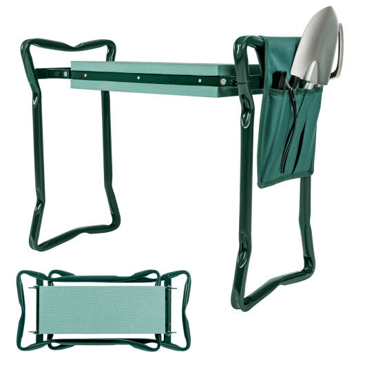 Costway Folding Sturdy Garden Kneeler Pad and Cushion Seat