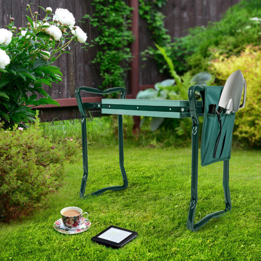 Costway Folding Sturdy Garden Kneeler Pad and Cushion Seat