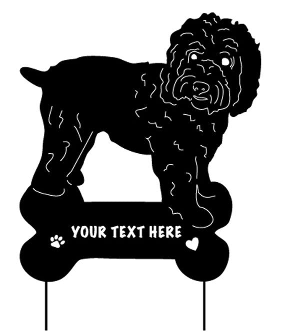 Wheaten Terrier Garden Stake or Wall Hanging