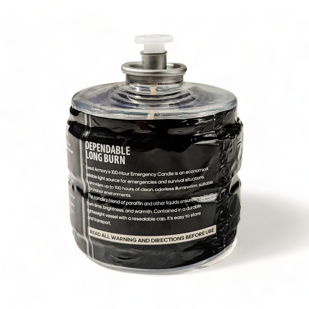 Smokeless Emergency Candles for Power Outages, Camping & Survival Kits