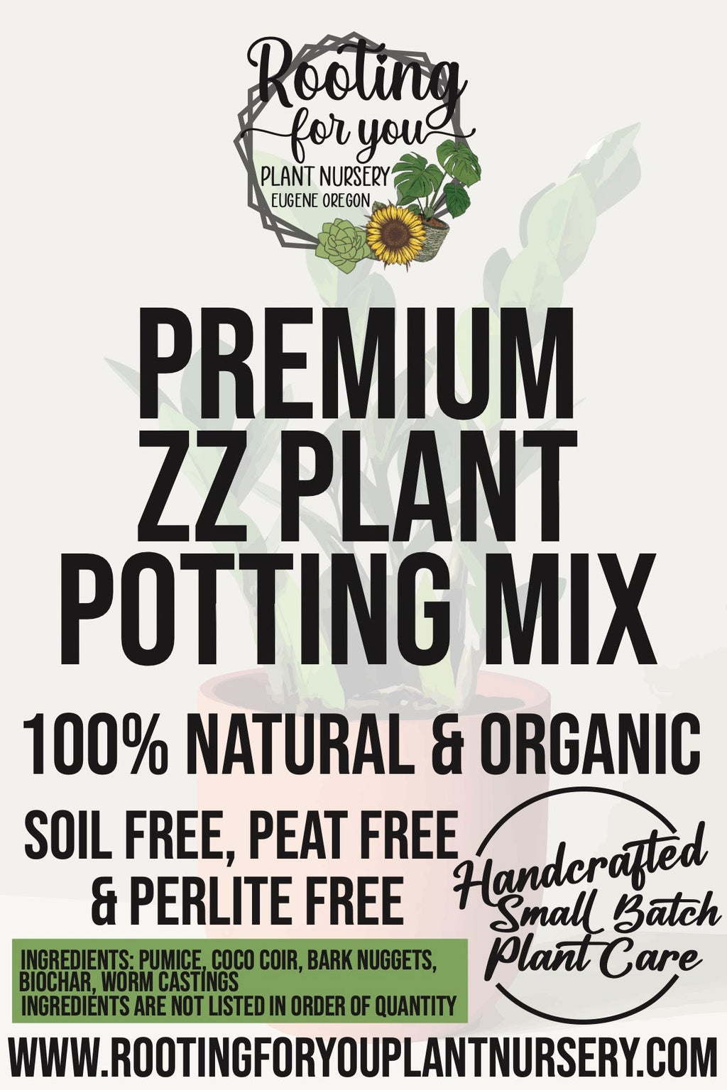 ZZ Plant Premium Potting Mix