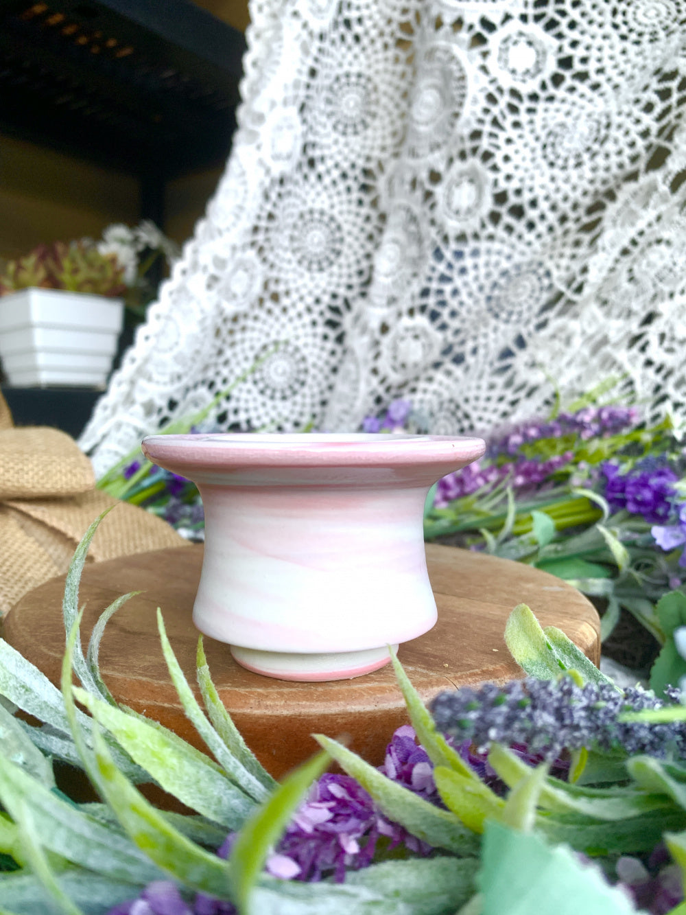 SC-SN0046 Modern Handmade Ceramic Planter Pot - Pot rim diameter: 1.9"