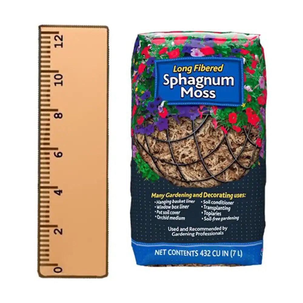 Long Fibered Sphagnum Moss 432 Cu. In.