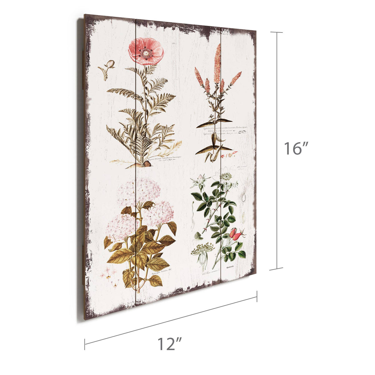 Floral Botanical Wooden Art