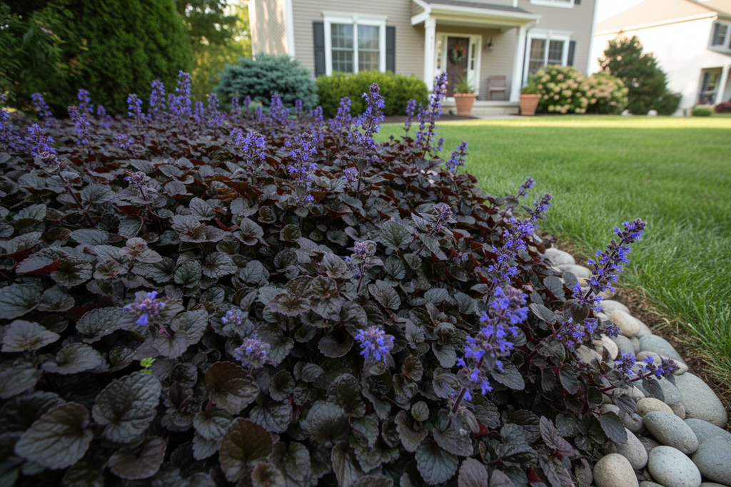 Ajuga 'Black Scallop'