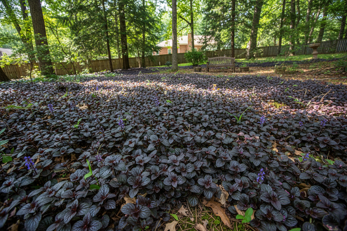 Ajuga 'Black Scallop'