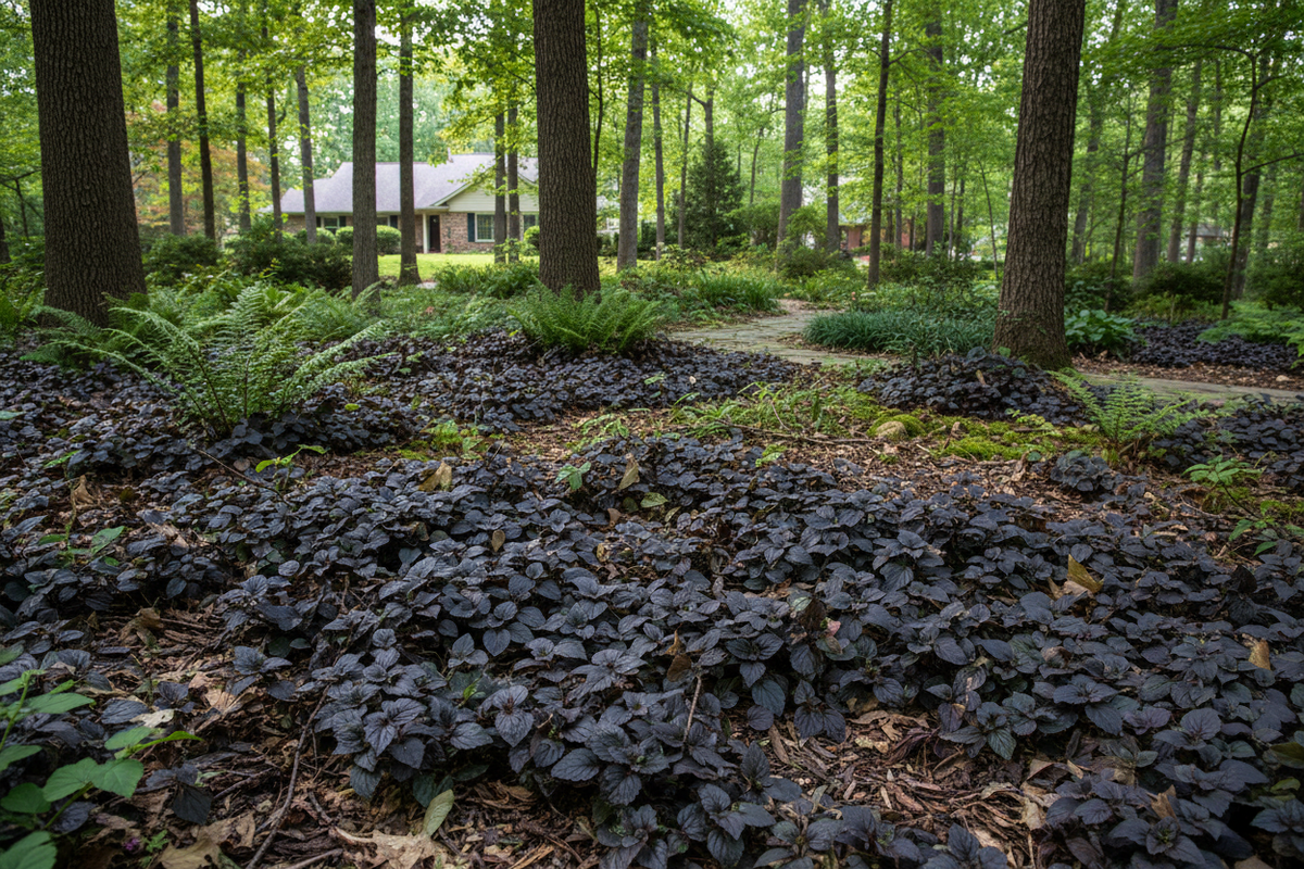 Ajuga 'Black Scallop'