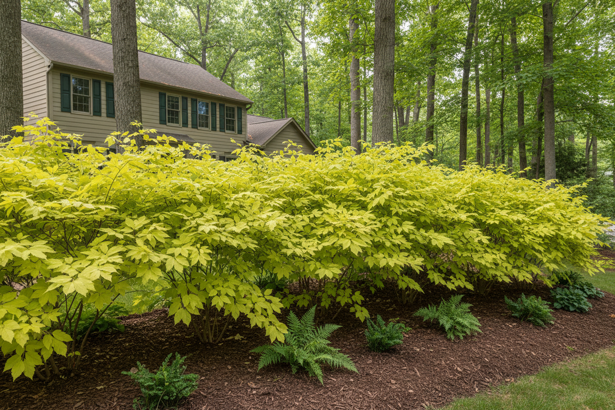 Aralia cordata 'Sun King'