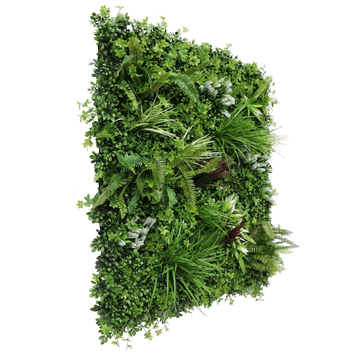 Tropical Vista Artificial Vertical Garden Green Wall Panel 40×40in 11 SQ FT – UV Resistant – Commercial Grade