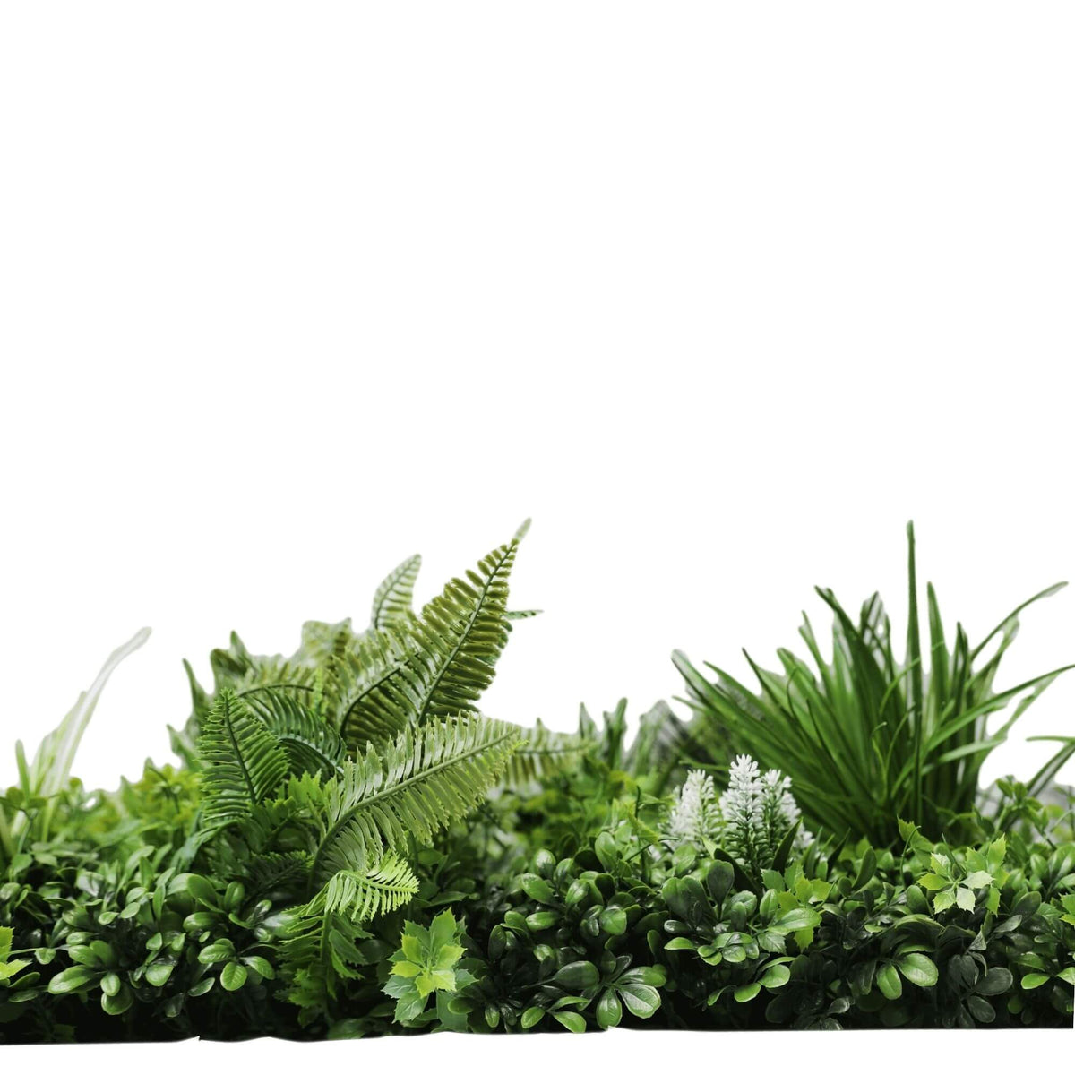 Tropical Vista Artificial Vertical Garden Green Wall Panel 40×40in 11 SQ FT – UV Resistant – Commercial Grade
