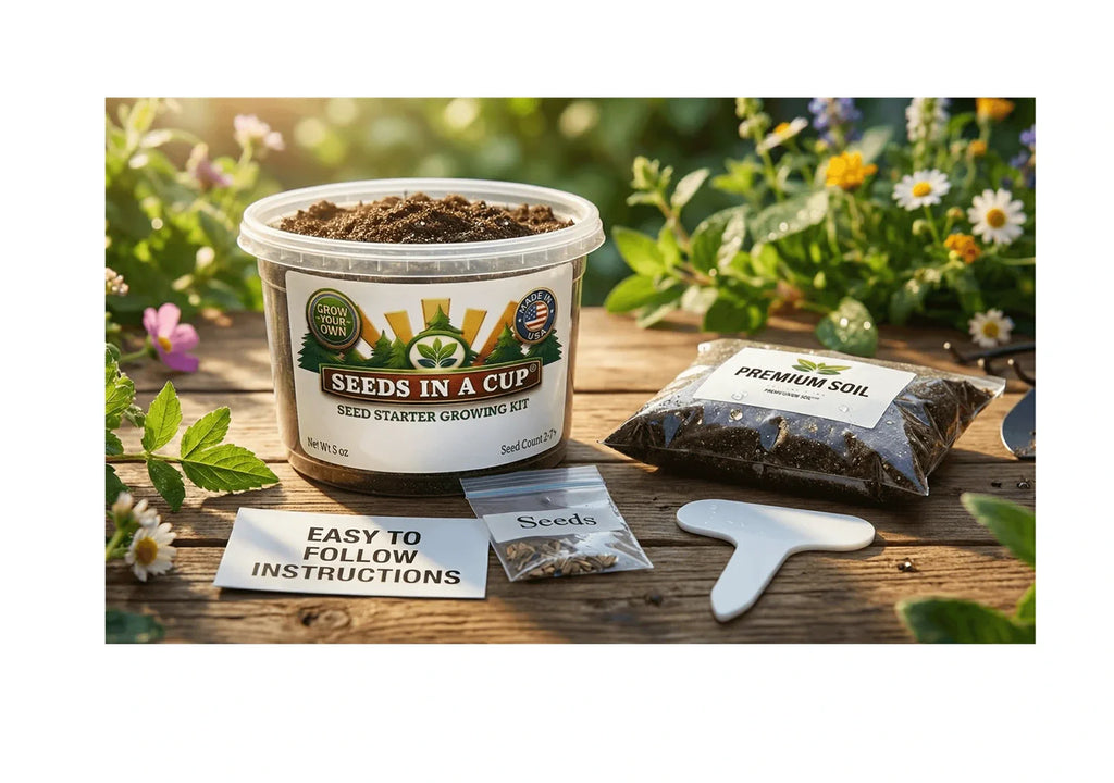 Asparagus Grow Kit | Grow Fresh Asparagus from Seed | Seeds In A Cup®
