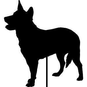Australian Cattle Dog Garden Stake or Dog Wall Art / Pet Memorial