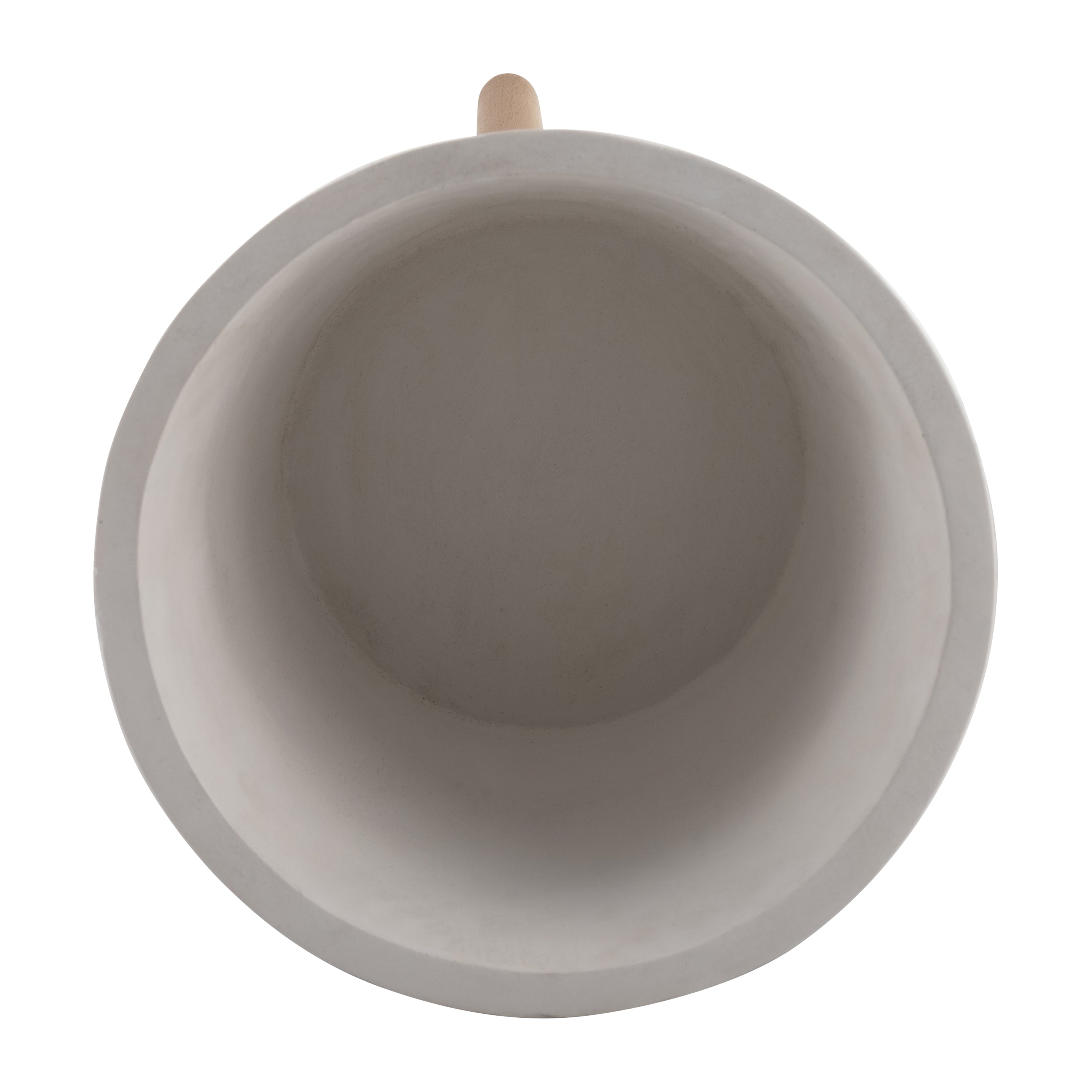 S/2 10/12' DIAMOND PLANTER W/ WOOD LEGS, BLACK(KD)