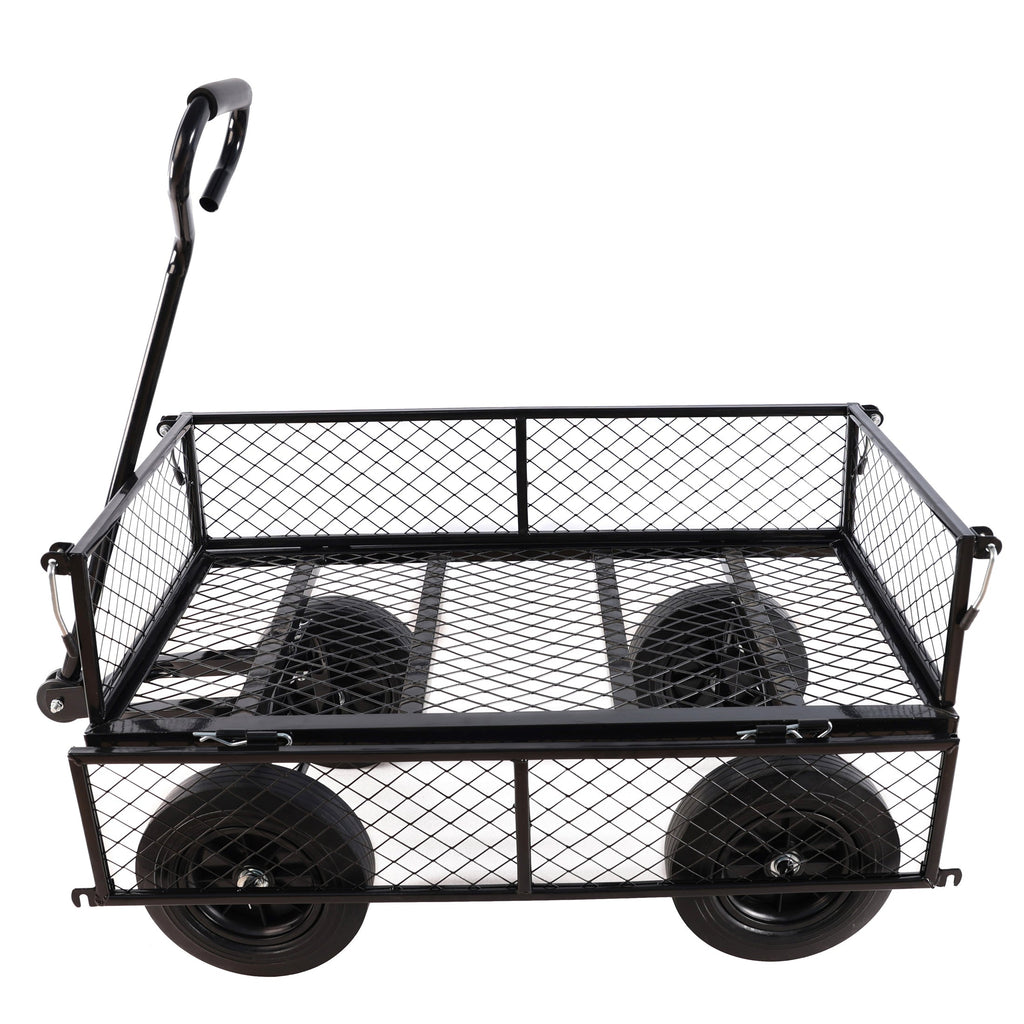 Solid Wheels Garden Cart Wagon